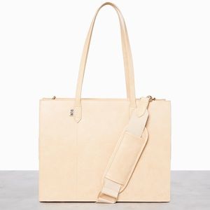 BEIS The Mini Work Tote (Beige)